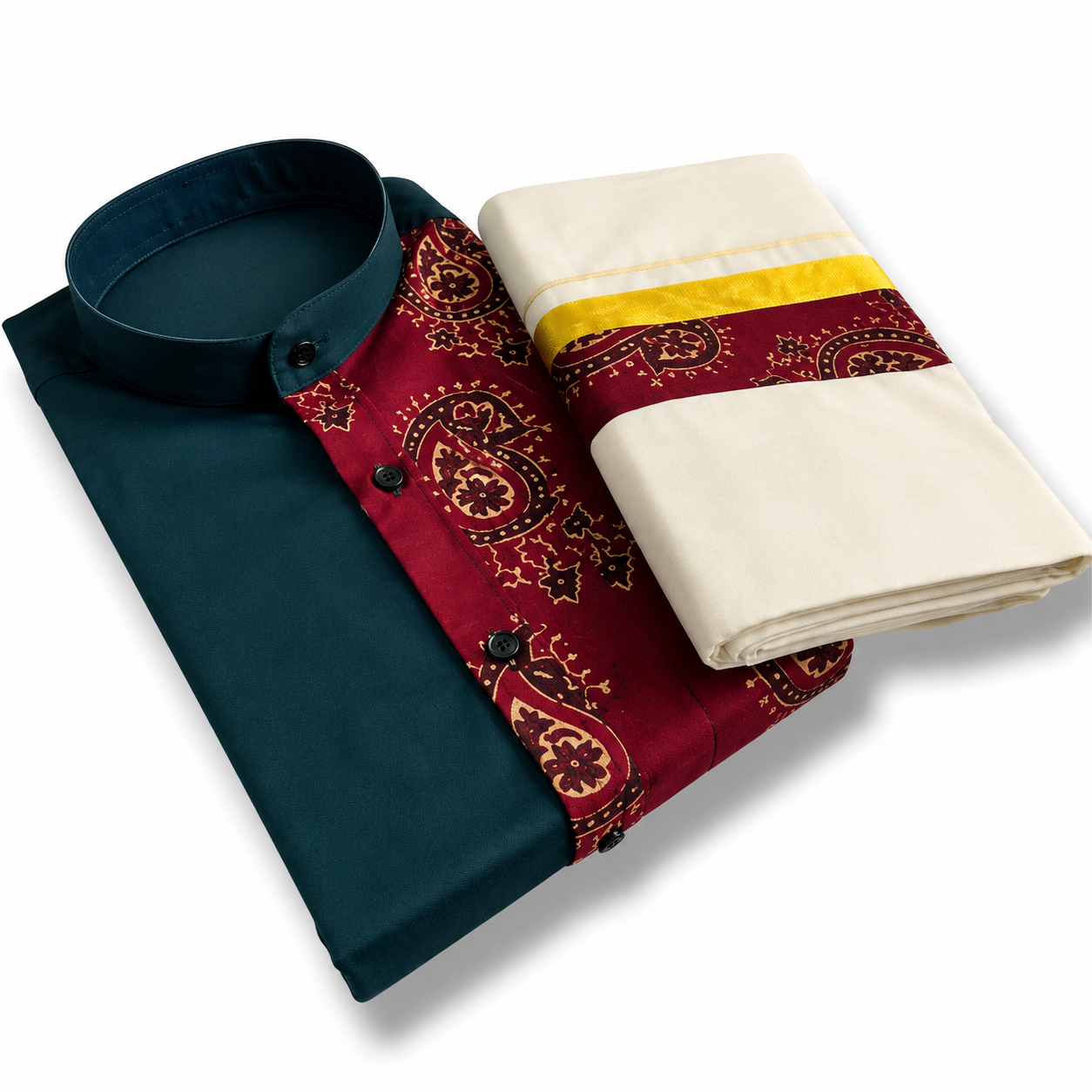 Paisley Printed Shirt Combo | The Pearl Cart