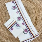 Pulyilakara Lotus Vibe Premium Cotton Set Mundu | The Pearl Cart