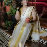 Swarnam Golden Foil Kasavu Set Mundu | The Pearl Cart