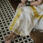 Swarnam Golden Foil Kasavu Set Mundu | The Pearl Cart