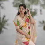 Gopuram Multi Colour Temple Golden Tissue Saree | The Pearl Cart
