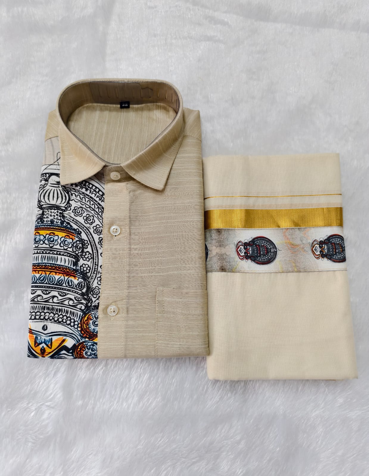 Kathakali One Side Printed Shirt | The Pearl Cart