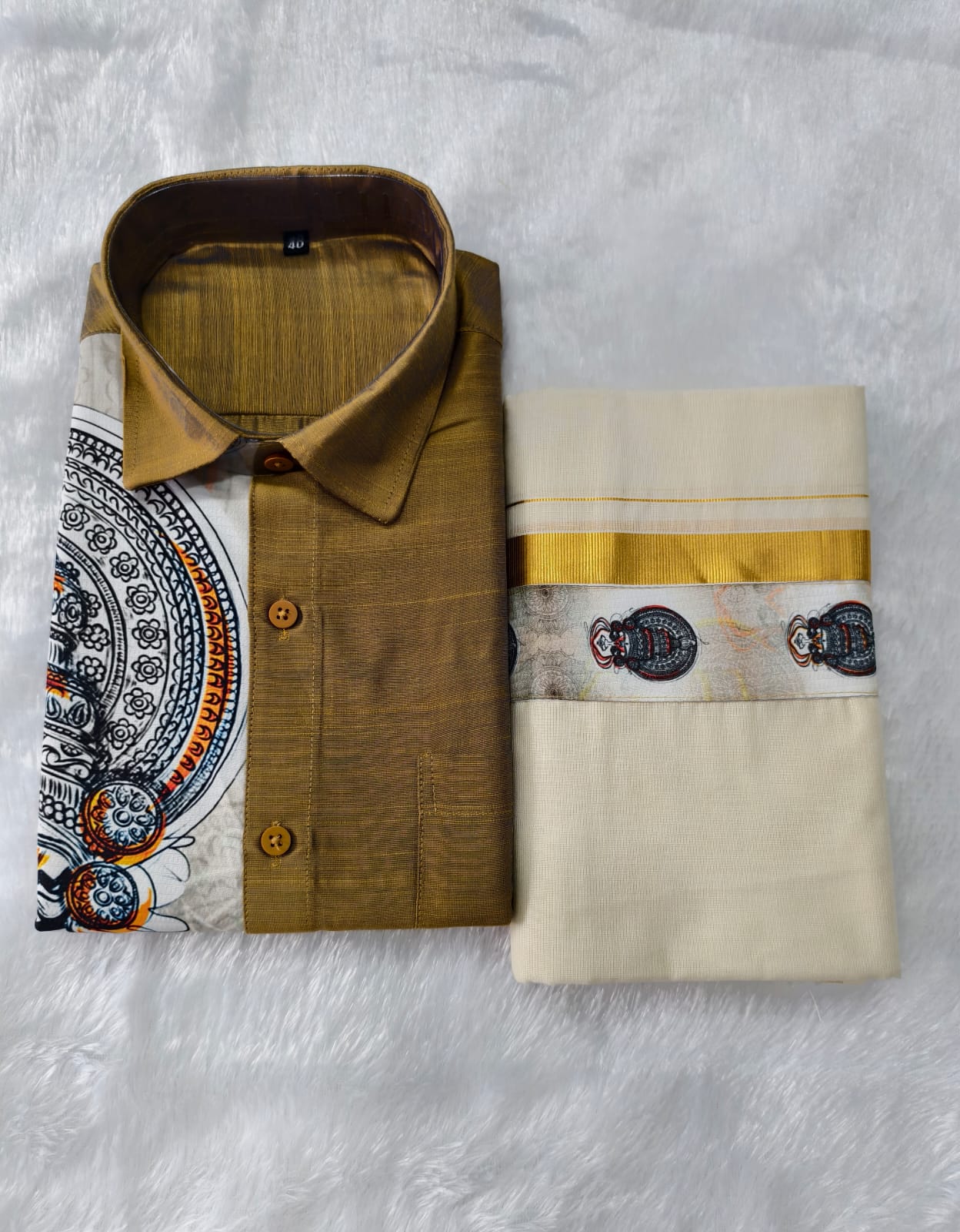 Kathakali One Side Printed Shirt | The Pearl Cart