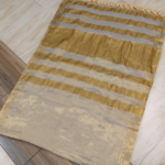Premium Linen Tissue Gold Saree | The Pearl Cart