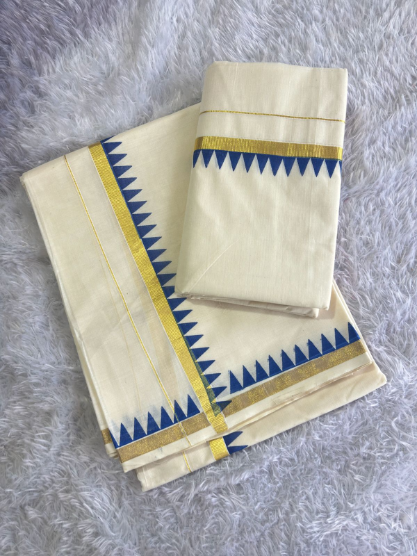 The Pearl Cart | Temple Set Saree