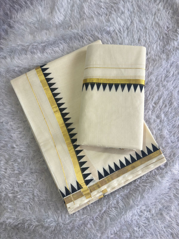 The Pearl Cart | Temple Set Saree