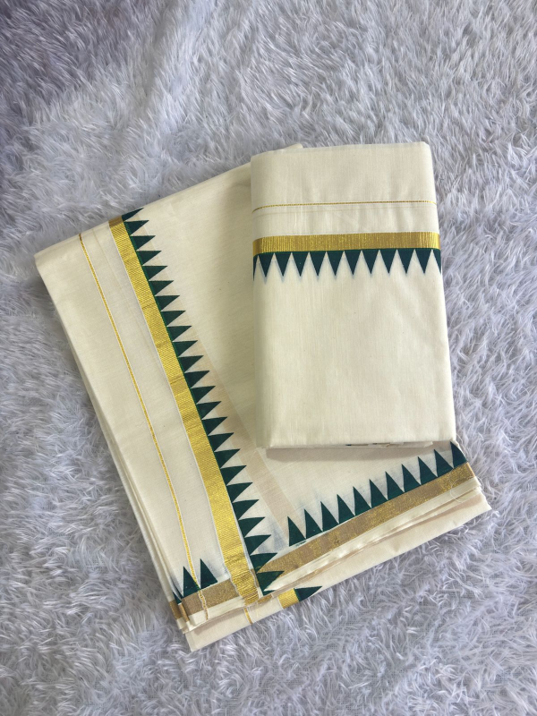 The Pearl Cart | Temple Set Saree