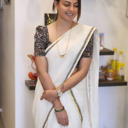 The Pearl Cart | Temple Set Saree